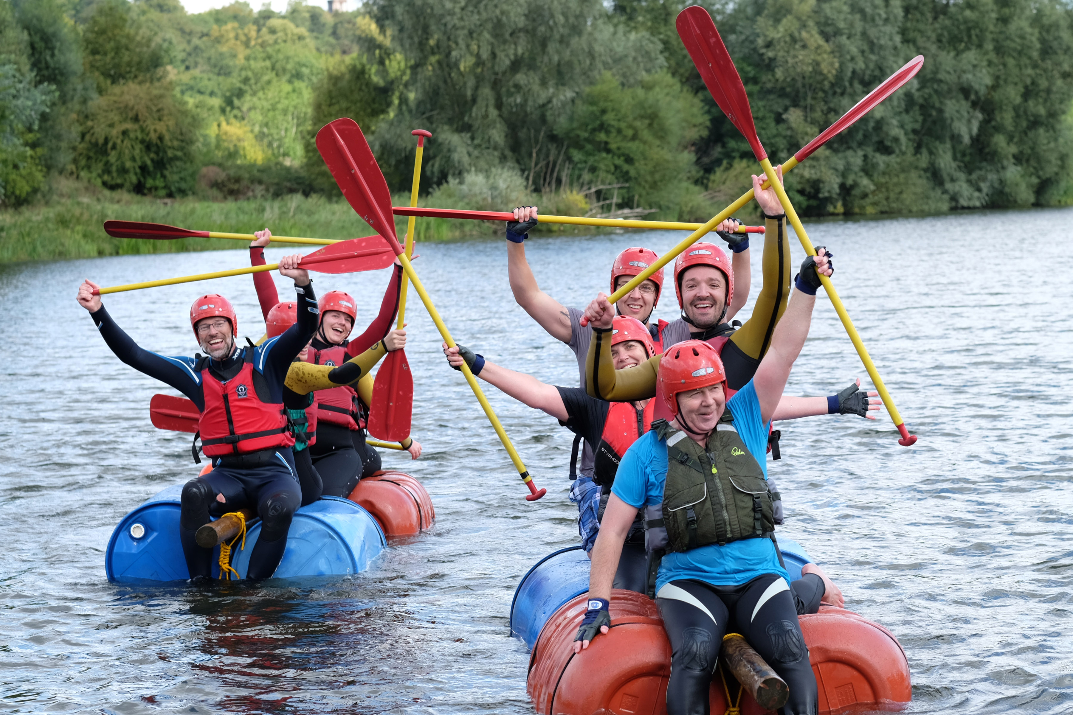 Teams tackle water challenge for Boudicca Appeal