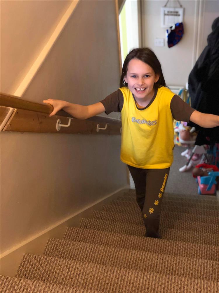 Nine-year-old Phoebe climbing high for hospital charity