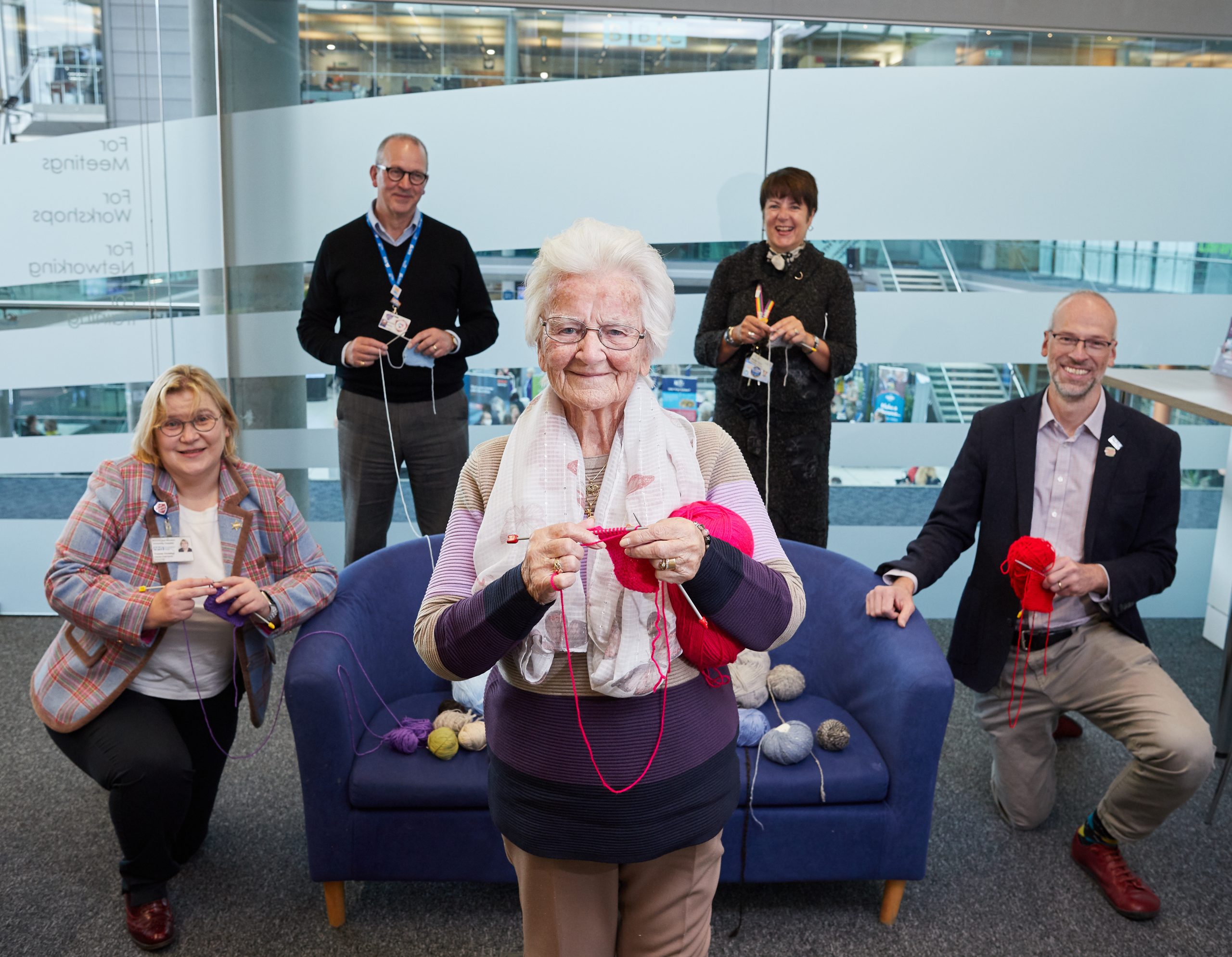 Hospital Charity thanks ‘Queen of Knitting’