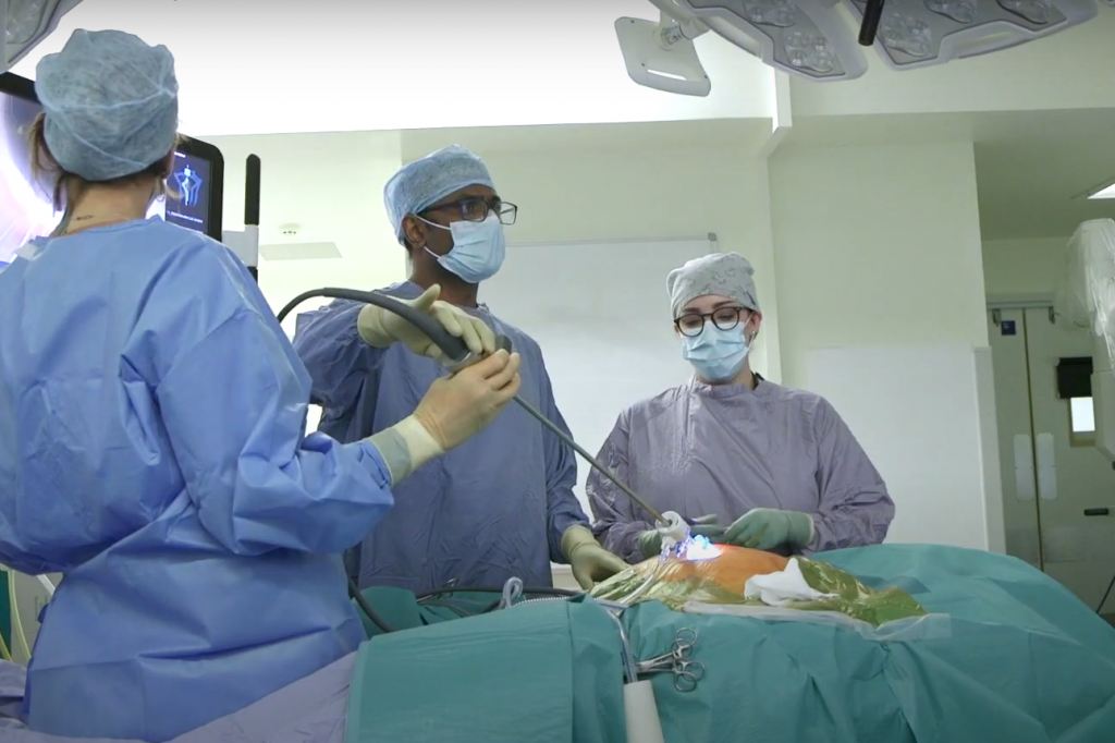 • Robotic-assisted colorectal surgery being performed at NNUH