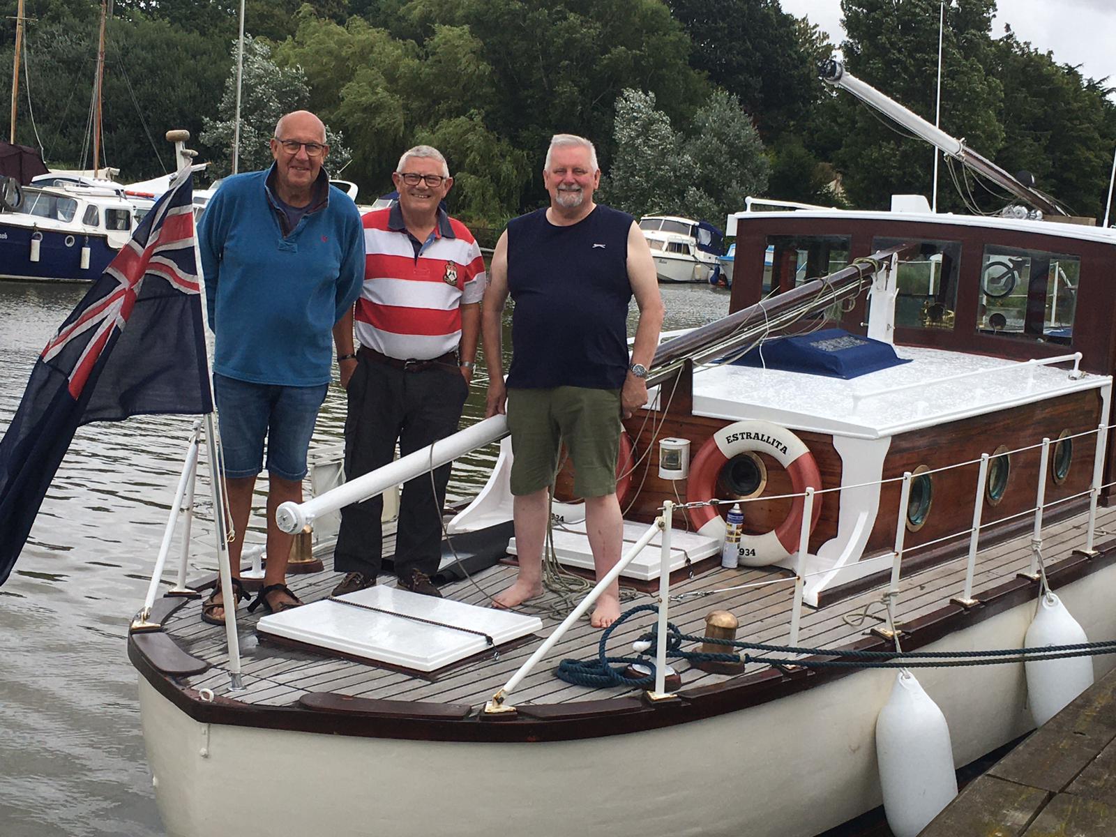 Historic yacht makes fundraising journey